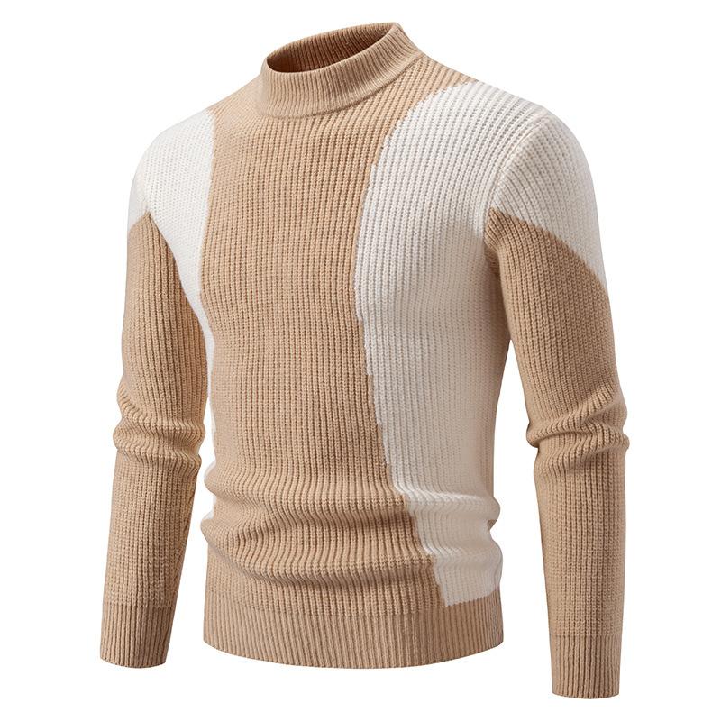 R&B | Strickpullover mit Kontrastmuster Modern und Warm