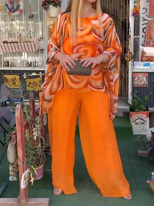 R&B | Liene Zweiteiliges Chiffon Set
