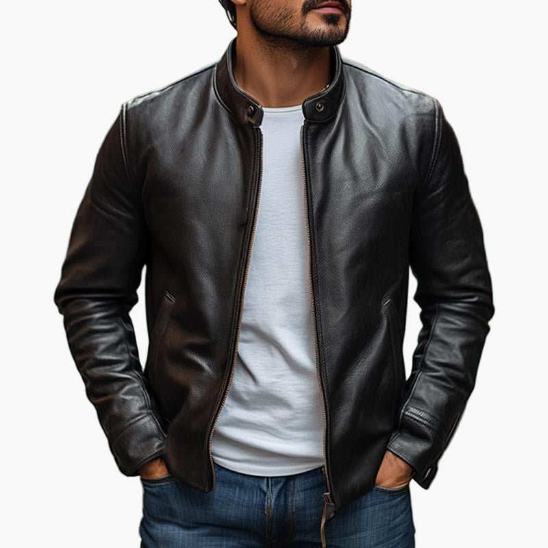 R&B | Jacke - Modernes Slim Fit Design mit Stehkragen, Stilvolle Alltags- und Freizeitjacke