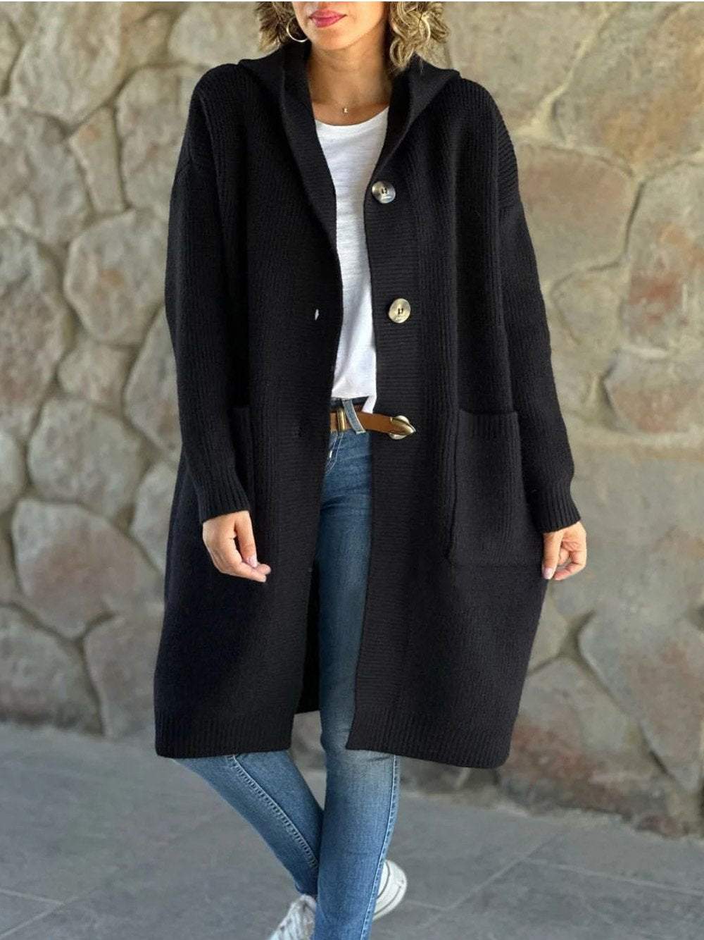R&B | Strick Hoodie Jacke für Frauen Herbst Edition