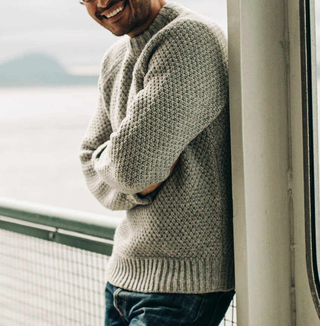 R&B | Strukturstrickpullover Weich und Wärmedämmend Ideal für Den Alltag