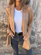 R&B | Stylischer Wild imitat-Mantel Perfekt für Herbst/Winter