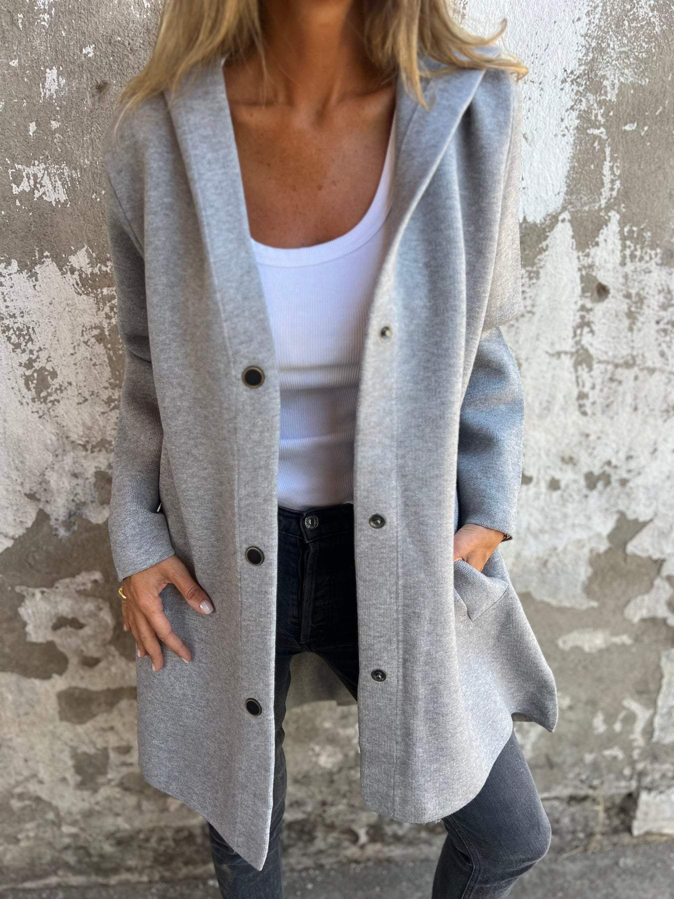 R&B | Lässige Kapuzenjacke