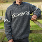 R&B | Rundhals - Strickpullover - Jacquard