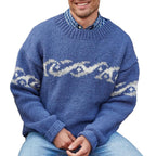R&B | Rundhals - Strickpullover - Jacquard