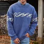 R&B | Rundhals - Strickpullover - Jacquard