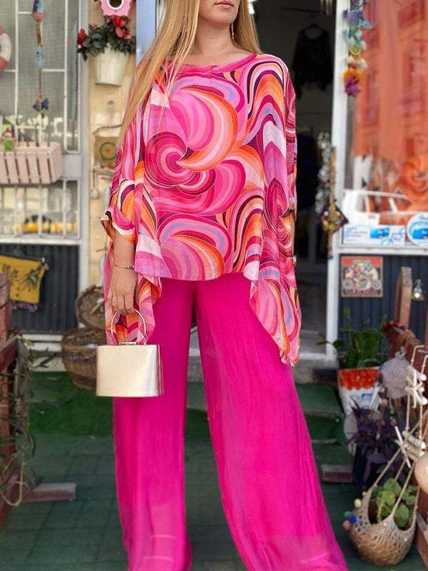 R&B | Liene Zweiteiliges Chiffon Set