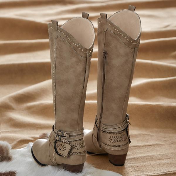 R&B | Vintage Hohe Winterreiterstiefel