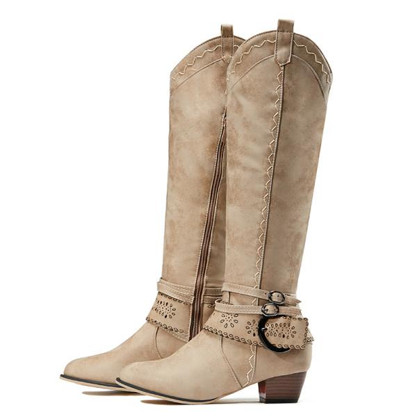 R&B | Vintage Hohe Winterreiterstiefel