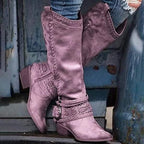 R&B | Vintage Hohe Winterreiterstiefel