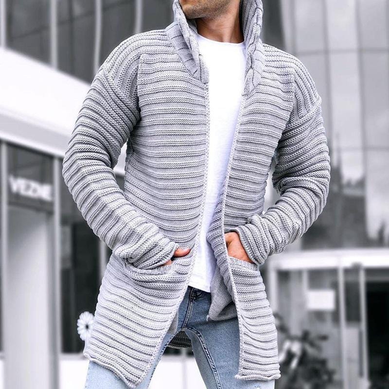 R&B | Strickjacke mit Stehkragen