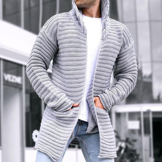 R&B | Strickjacke mit Stehkragen