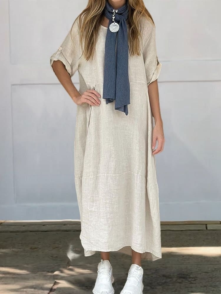 R&B | Leinen Baumwolle Kleid