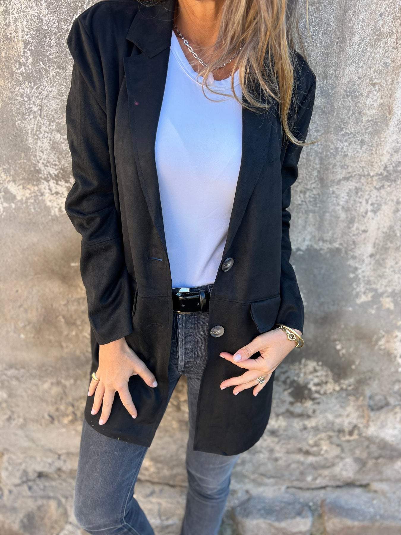 Heidi-Mode | Stylischer Wild imitat-Mantel Perfekt für Herbst/Winter