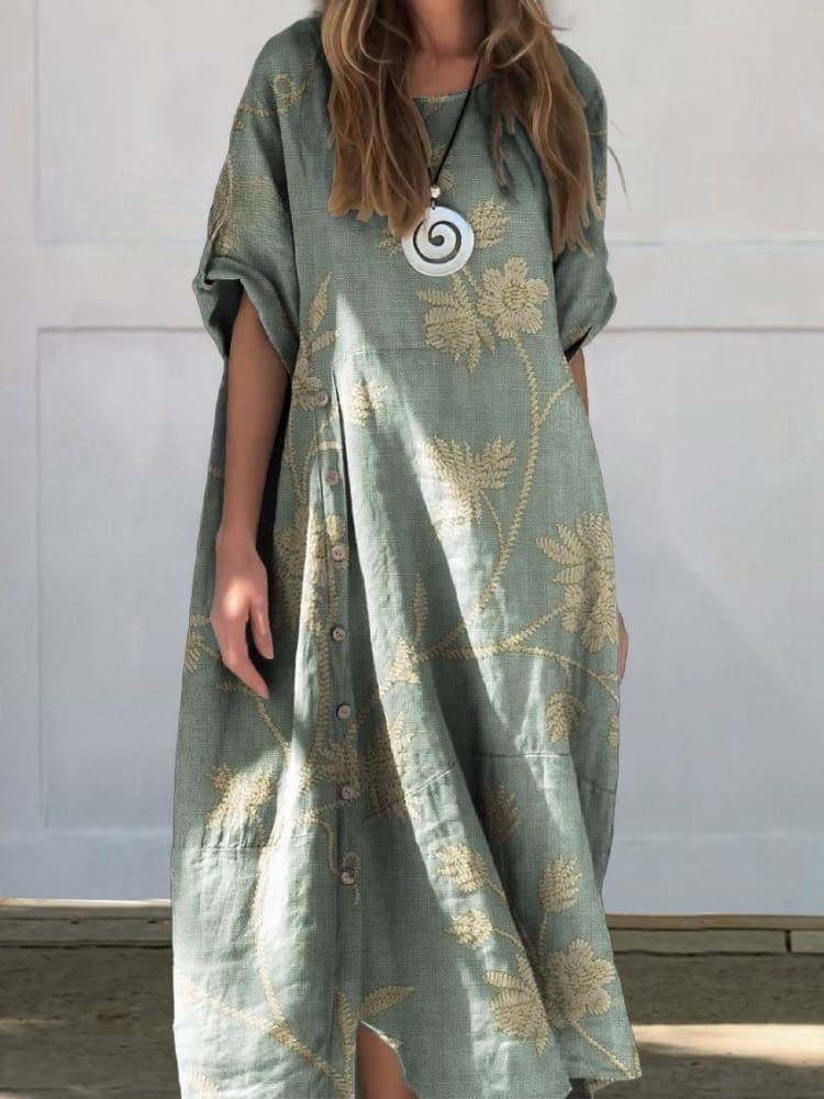 R&B | Leinen Baumwolle Kleid