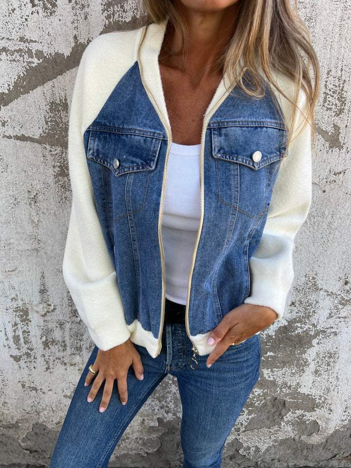 R&B | Moderne Jacke mit Denim
