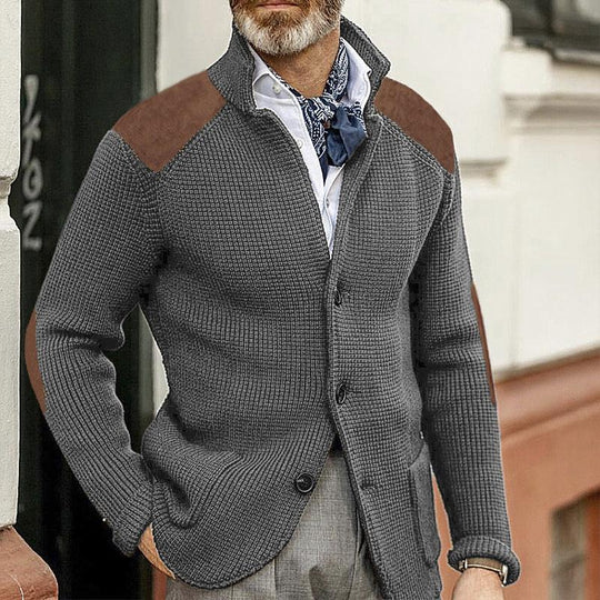 R&B | Strickjacke Wollmischung Robust und Klassisch