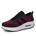 Damen leichte luftige geflochtene Mesh orthopädische Sneakers R&B