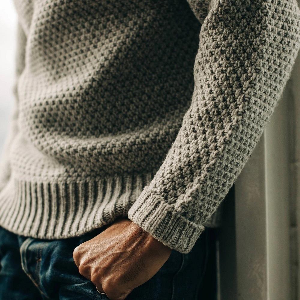 R&B | Strukturstrickpullover Weich und Wärmedämmend Ideal für Den Alltag