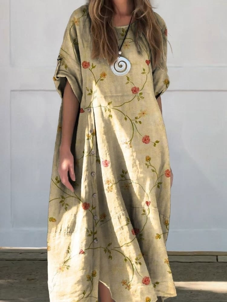 R&B | Leinen Baumwolle Kleid