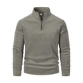 R&B | Langärmliger Pullover mit Halblangem Reißverschluss Weicher Fleece Komfort und Stil
