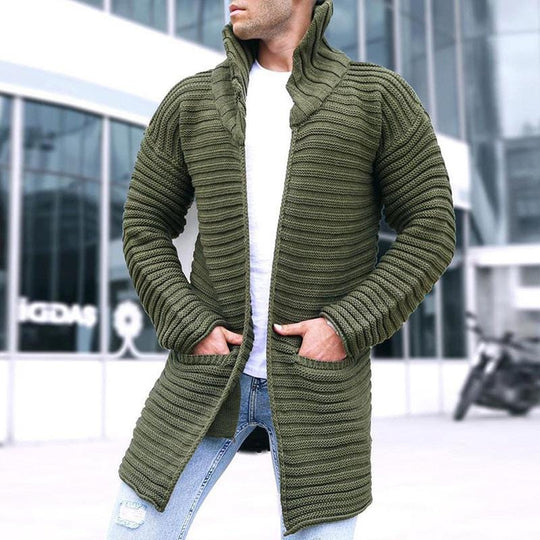 R&B | Strickjacke mit Stehkragen