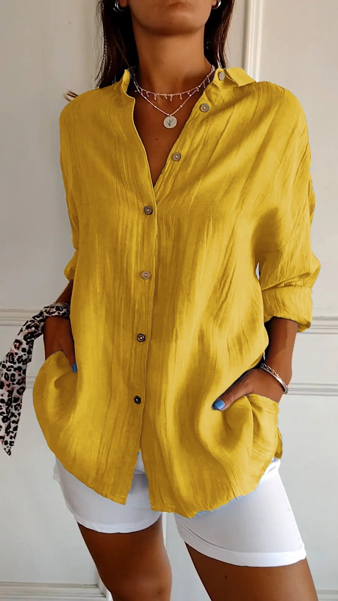 Heidi-Mode | Elegantes Shirt Mit Plissee-Stil