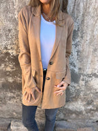 R&B | Stylischer Wild imitat-Mantel Perfekt für Herbst/Winter
