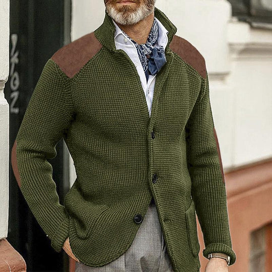 R&B | Strickjacke Wollmischung Robust und Klassisch