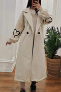 R&B | Lange Jacke mit Strickärmel Elegant und Warm Einzigartiges Design