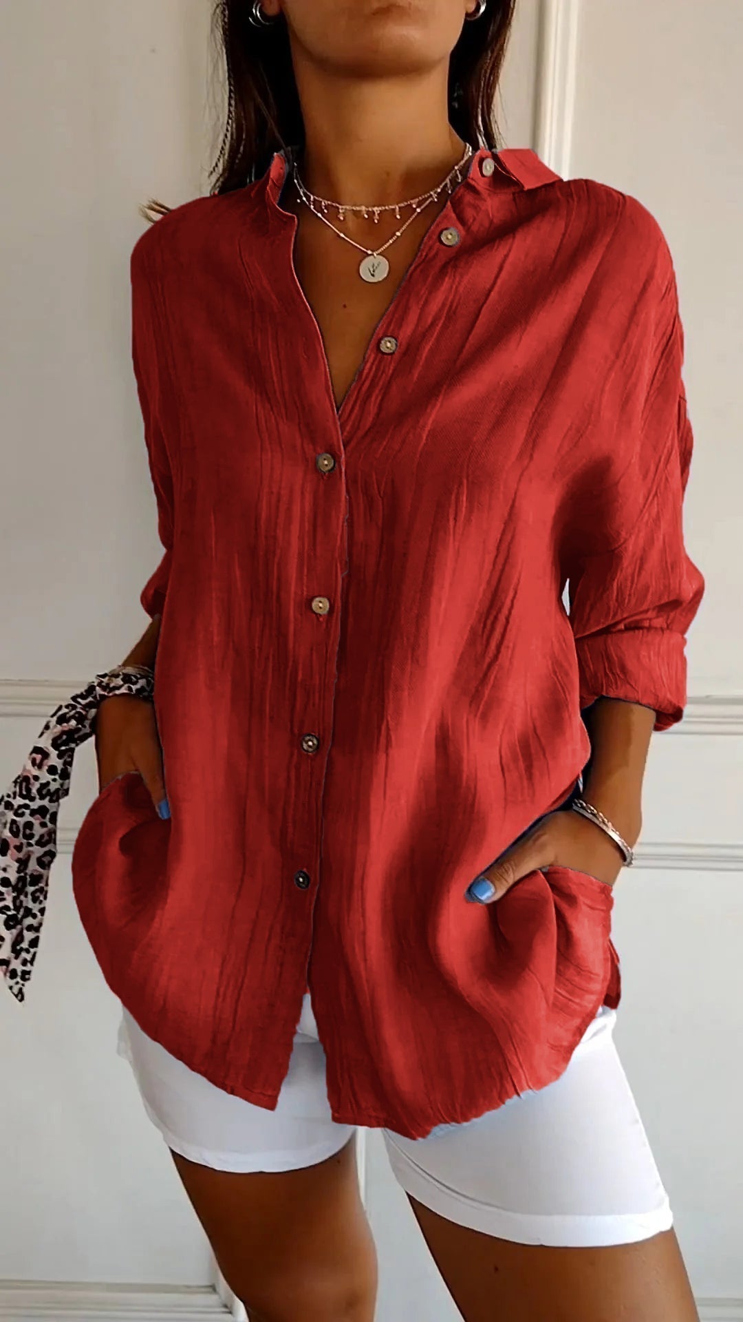Heidi-Mode | Elegantes Shirt Mit Plissee-Stil