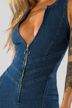 R&B | Denim Jumpsuit
