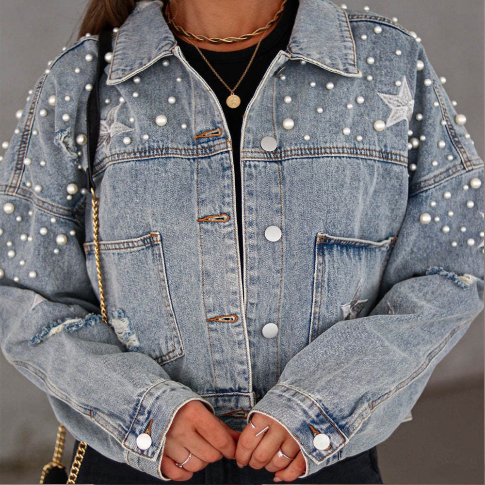 R&B | Moderne Jeansjacke für Damen für den Herbst
