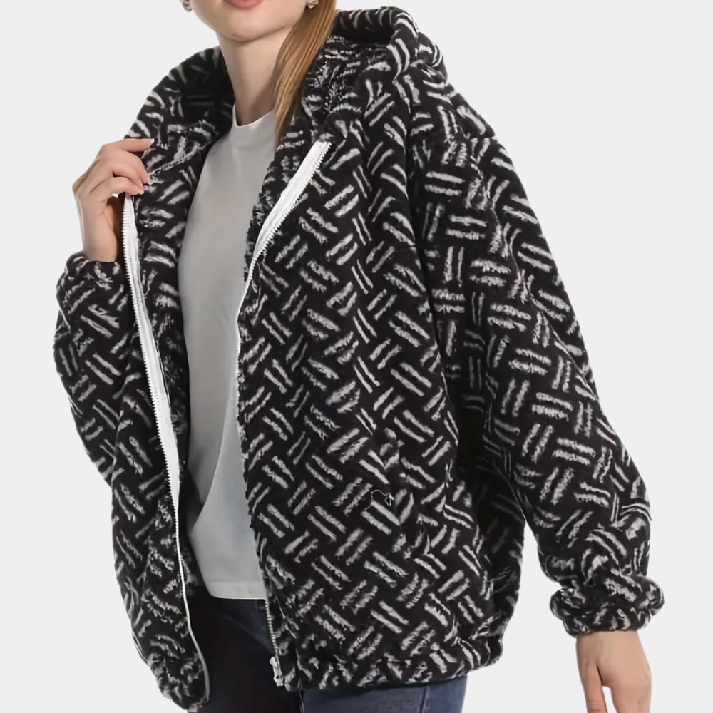 R&B | Winterjacke mit Kapuze für Damen