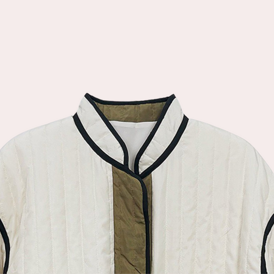 R&B | Elegante Texturierte Herbstjacke für Damen