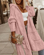 R&B | Langer Weste mit Kapuze