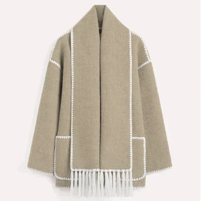 R&B | Statement-Jacke mit Schal