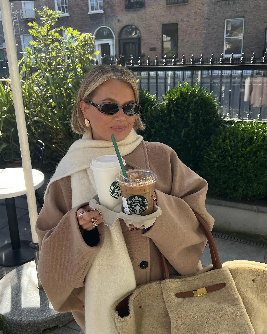 R&B | Oversized Mantel - Wollmischung - Doppelt Knopf - Boxy Fit - Klassischer Revers