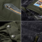 R&B | Wasserdicht gefütterte Herrenjacke mit Kapuze