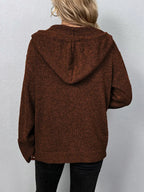 R&B | Strickcardigan mit Kapuze