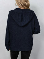 R&B | Strickcardigan mit Kapuze