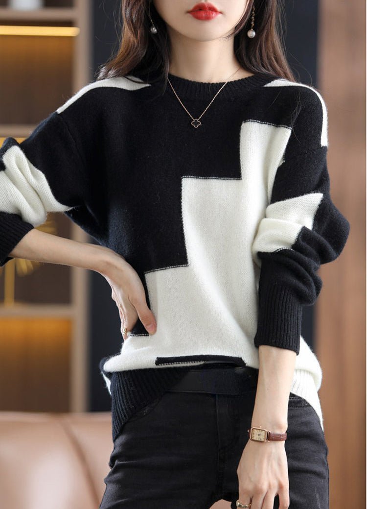 R&B | Gestrickter Freizeitpullover