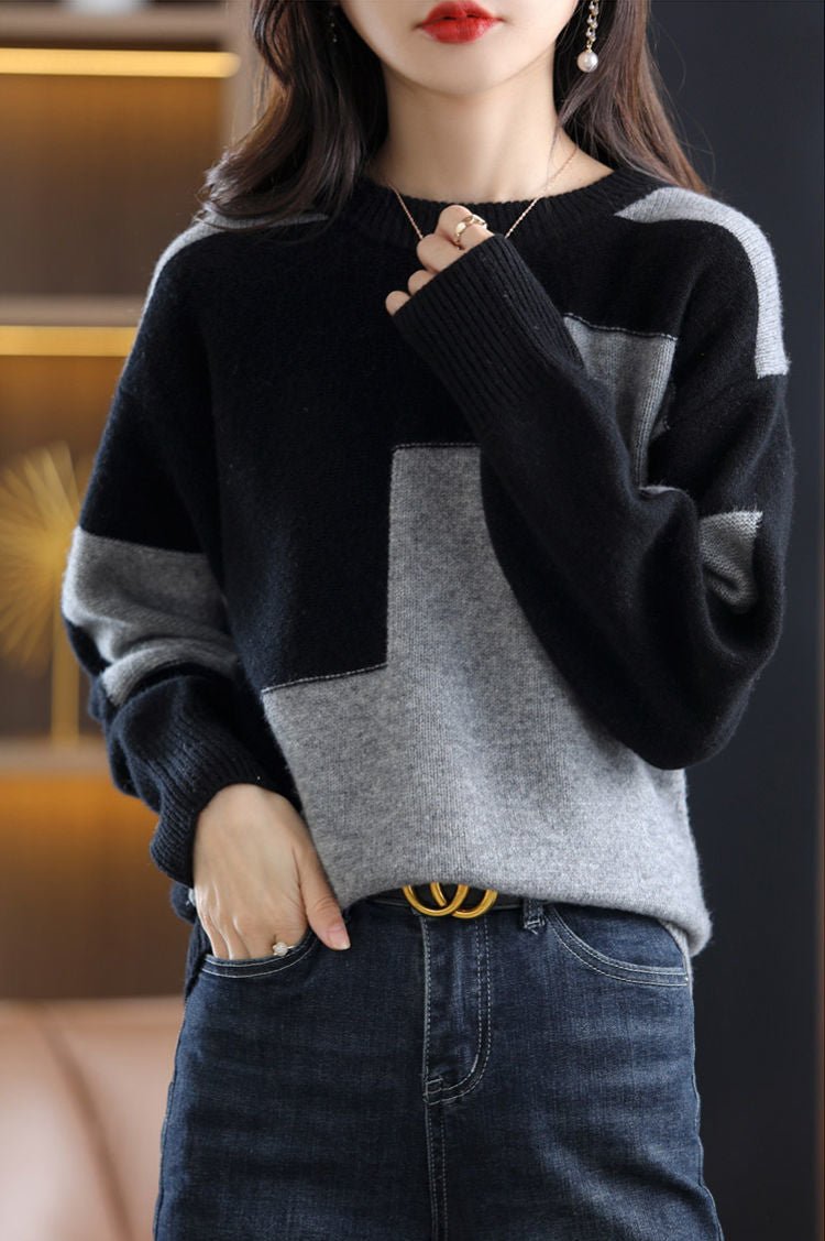 R&B | Gestrickter Freizeitpullover