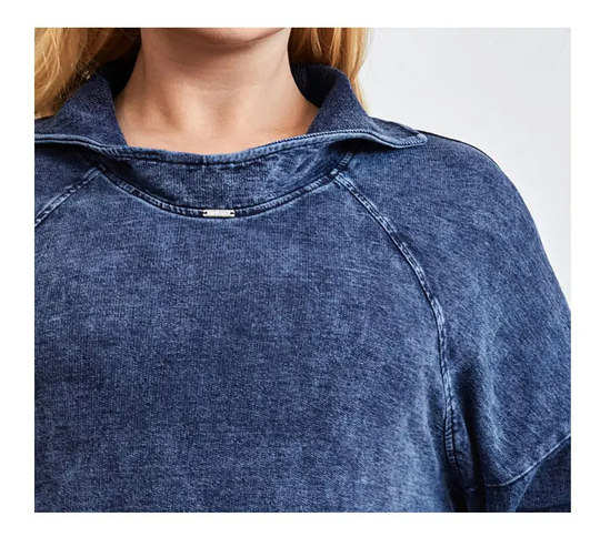 R&B | Strickdenimjacke Curve Plus Size