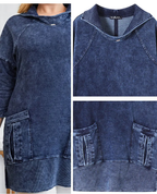 R&B | Strickdenimjacke Curve Plus Size