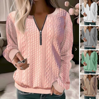 R&B | Strickpullover mit Rundhalsausschnitt und Jacquard-Muster