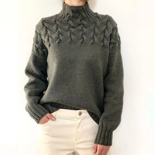 R&B | Strickrollkragenpullover für Frauen