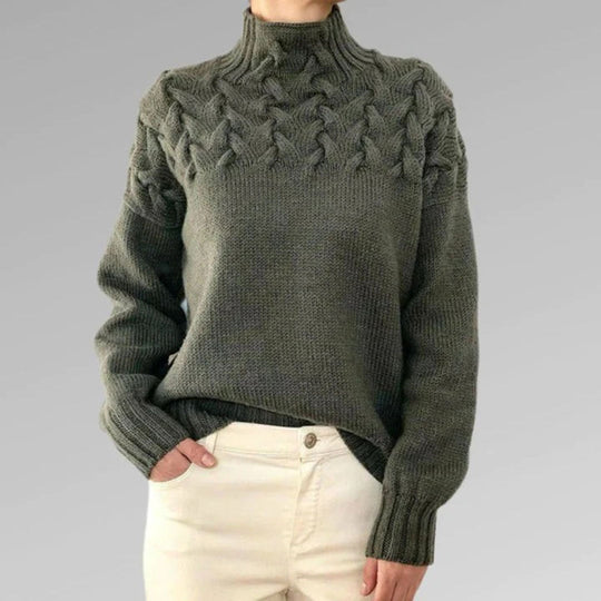 R&B | Strickrollkragenpullover für Frauen