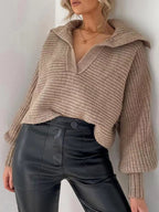 R&B | Strick V-Ausschnitt Pullover