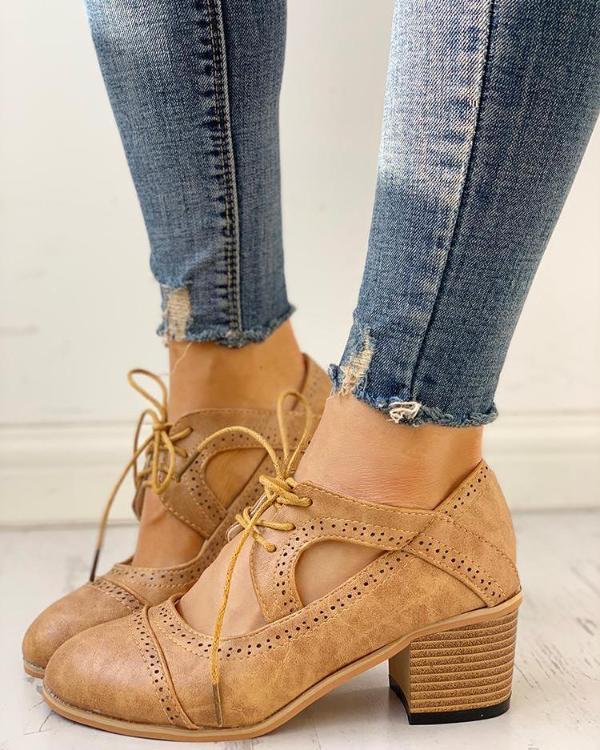 Vintage orthopädische Schuhe mit Absatz